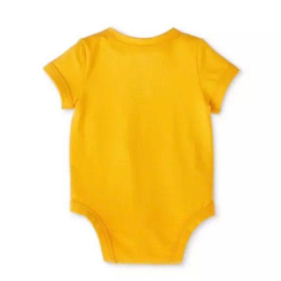NWT Baby Butterfly Print Shoulder Button Bodysuit Christian Robinson Yellow 6-9M - Picture 4 of 5